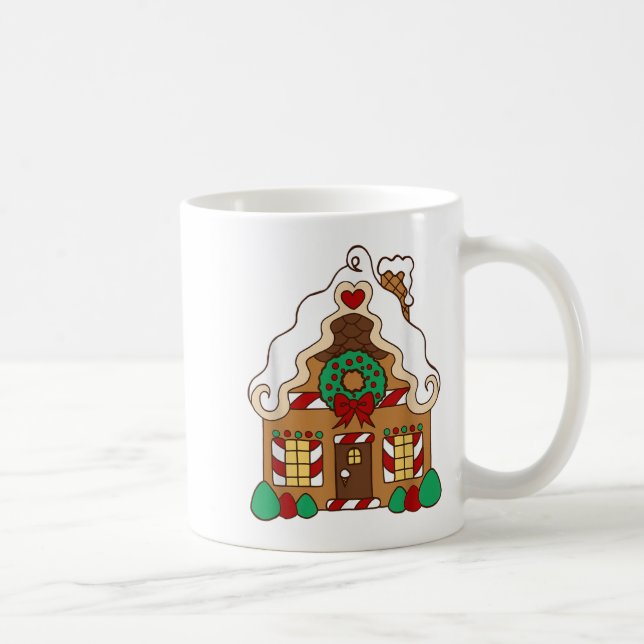 Christmas Gingerbread House  Coffee Mug (Right)