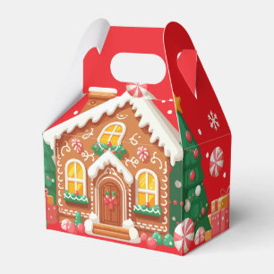 Christmas Gingerbread House Favour Box
