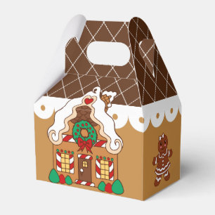 Christmas Gingerbread House Gift Boxes 