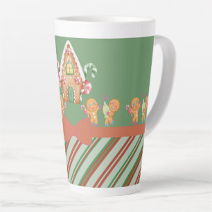 Christmas Gingerbread House Hot Chocolate Latte Mu Latte Mug