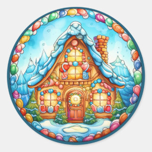 Christmas Gingerbread House Sticker