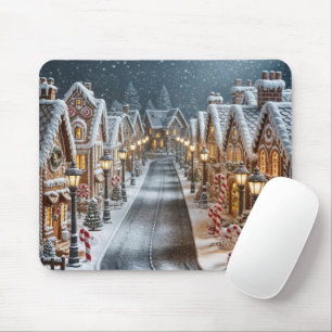 Christmas Gingerbread Lane Mouse Mat