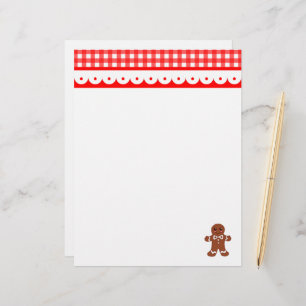 Christmas Gingerbread Letterhead