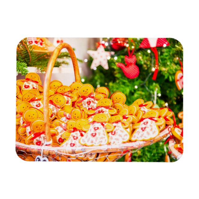 Christmas gingerbread magnet (Horizontal)