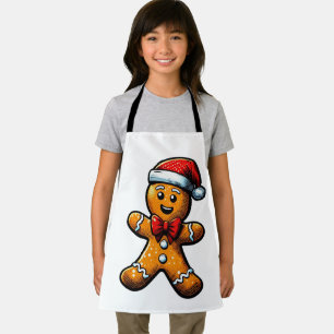 Christmas Gingerbread Man Apron
