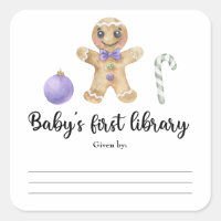 Christmas gingerbread man - Baby's first library