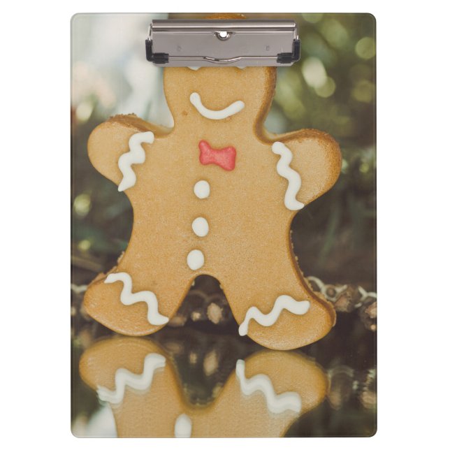 Christmas gingerbread man clipboard (Front)