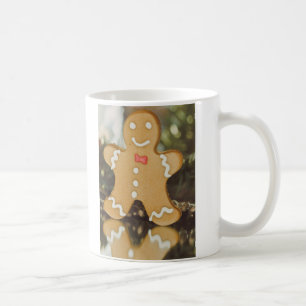Christmas gingerbread man coffee mug