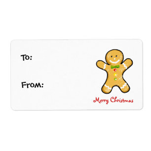 Christmas gingerbread man cookie