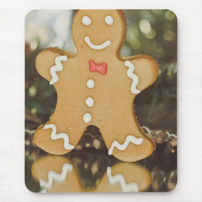 Christmas gingerbread man mouse mat (Front)