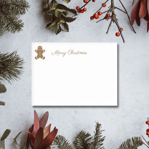 Christmas Gingerbread Man Post-it Notes