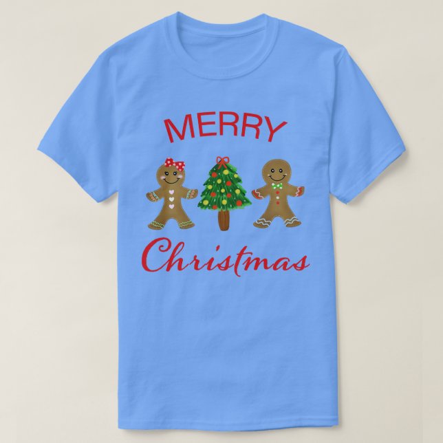 christmas gingerbread man T-Shirt (Design Front)