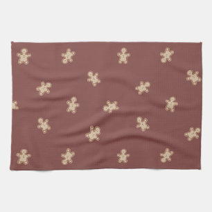 Christmas Gingerbread Man Tea Towel