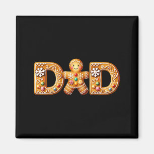 Christmas Gingerbread Matching Family Party Xmas P Magnet