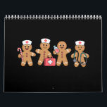 Christmas Gingerbread Nurse Team Crew Gifts Calendar<br><div class="desc">Christmas Gingerbread Nurse Team Crew Gifts</div>