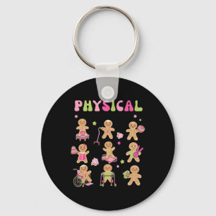 Christmas Gingerbread Pt Physical Therapy Istant X Key Ring