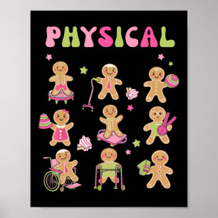 Christmas Gingerbread Pt Physical Therapy Istant X Poster