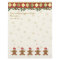 Christmas Gingerbread santa cookies Letterhead