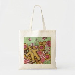 Christmas Gingerbread Tote Bag
