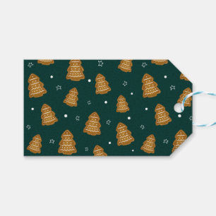 Christmas Gingerbread Trees  Gift Tags