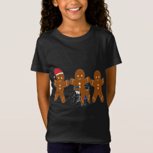 Christmas Gingerbread, Wheelchair T-Shirt
