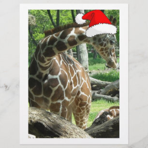 Christmas Giraffe Flyer