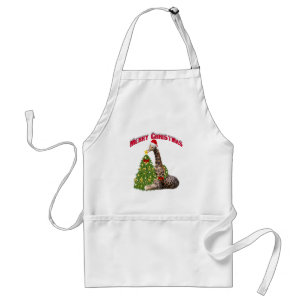 Christmas Giraffe Standard Apron