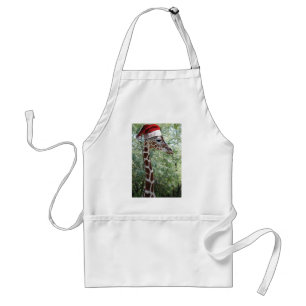 Christmas Giraffe Standard Apron
