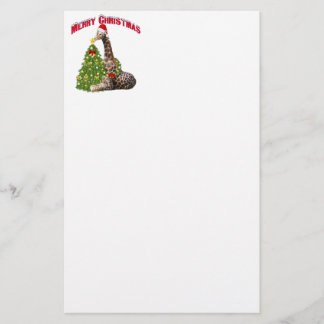 Christmas Giraffe Stationery
