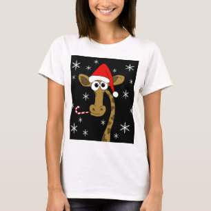 Christmas giraffe T-Shirt