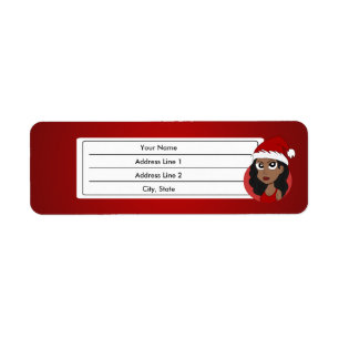 Christmas girl cartoon