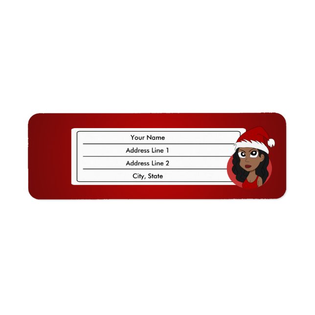 Christmas girl cartoon (Front)