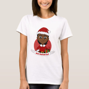 Christmas girl cartoon T-Shirt