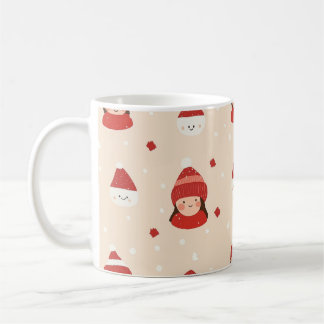 Christmas girl coffee mug