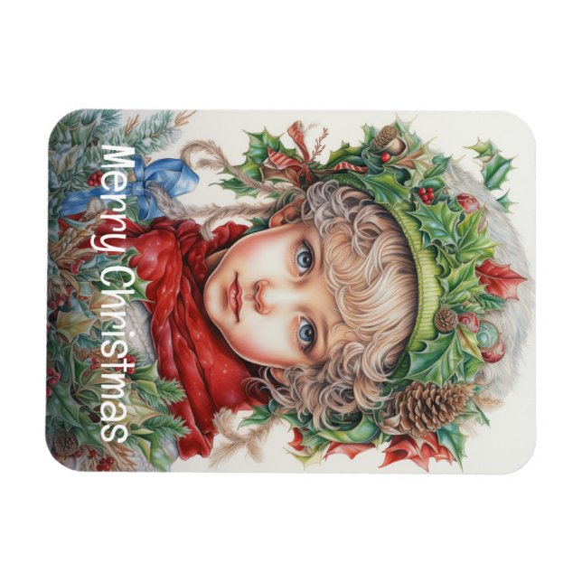 Christmas Girl Custom 11 of 25 Magnet (Horizontal)