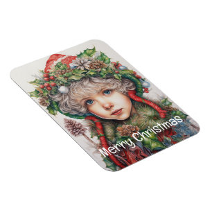 Christmas Girl Custom 14 of 25 Magnet