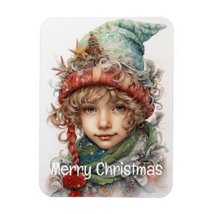 Christmas Girl Custom 7 of 25 Magnet