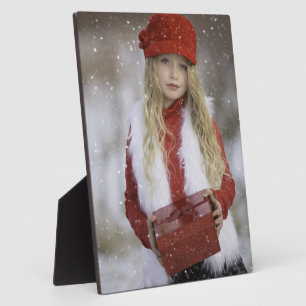 Christmas Girl Plaque