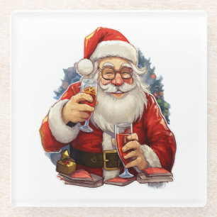 Christmas Glass Coaster