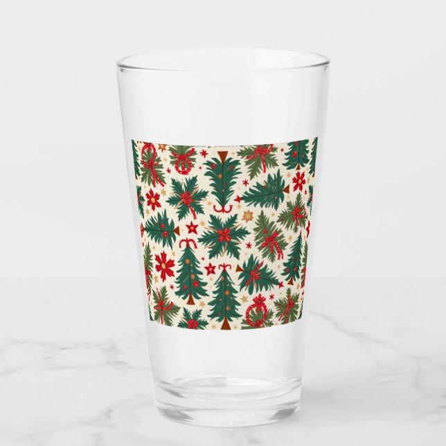 christmas glass cup (Edit) (Front)