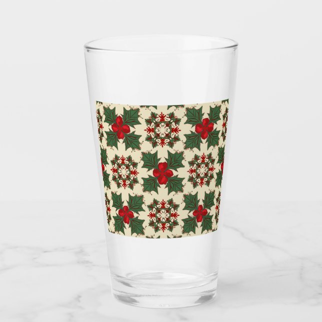 christmas glass cup (Edit) (Front)