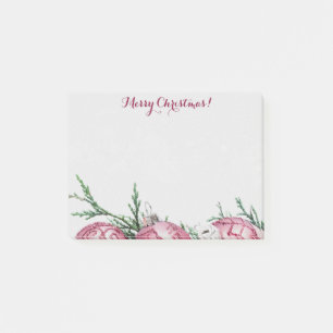 Christmas Glitter Ornaments Oil Painting Post-it Notes