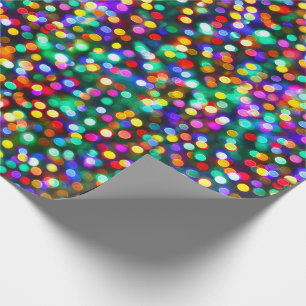 Christmas Glowing Lights Wrapping Paper