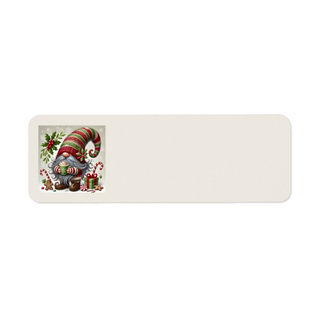 Christmas Gnome Address Labels (Front)