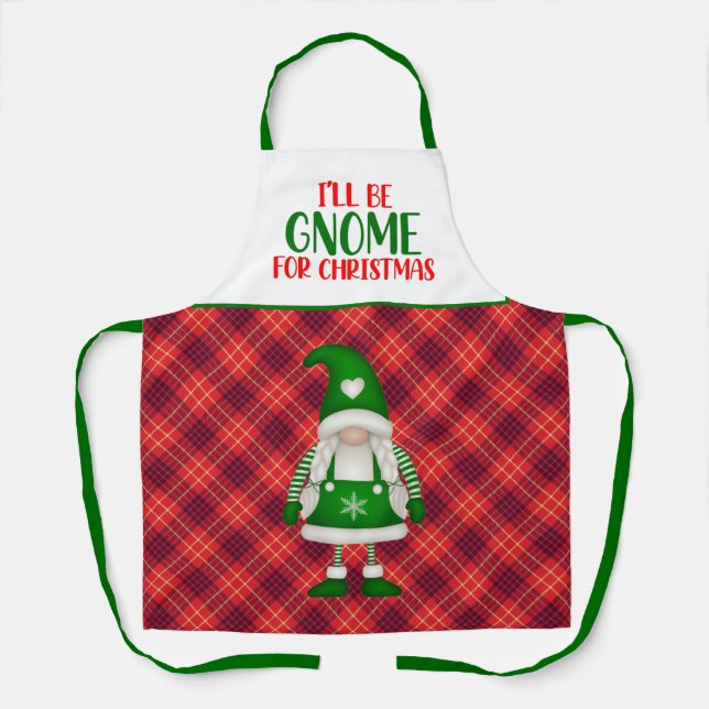 Christmas Gnome Apron (Front)