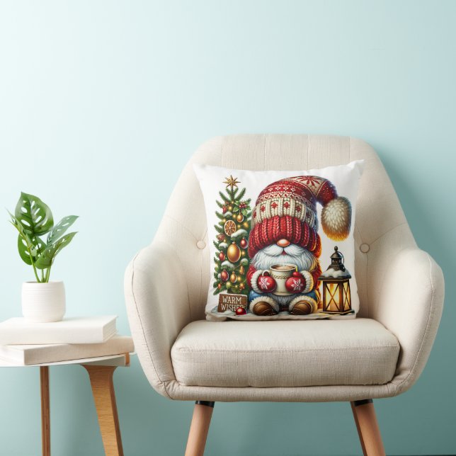 Christmas gnome cosy Christmas cosy gnome Wishes Cushion (Chair)