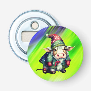 Christmas Gnome Cow Design-83456 Bottle Opener