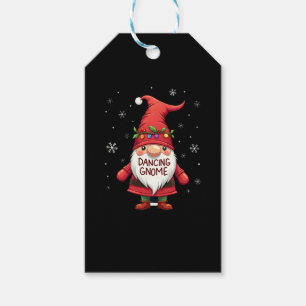Christmas Gnome Dancing Gnome Family Christmas (1) Gift Tags