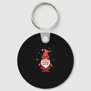 Christmas Gnome Dancing Gnome Family Christmas (1) Key Ring