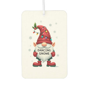 Christmas Gnome Dancing Gnome Family Christmas (2) Car Air Freshener